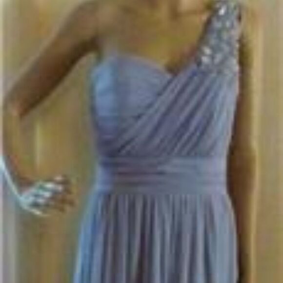 B Darlin One-Shoulder Full Lenght Gown, 9/10 - Picture 7 of 8